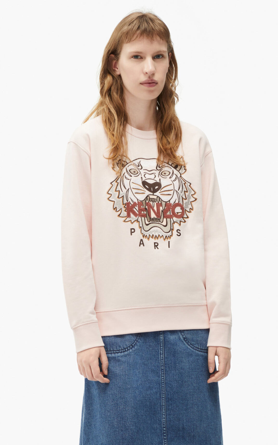 Sweat Kenzo Tiger Femme Rose | IFUH-31892